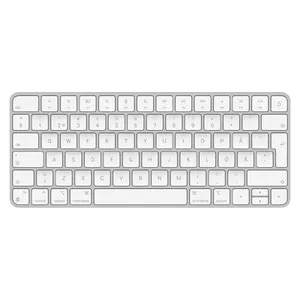 Apple Magic tastatūra USB + Bluetooth Somu, Zviedru Alumīnijs, Balts