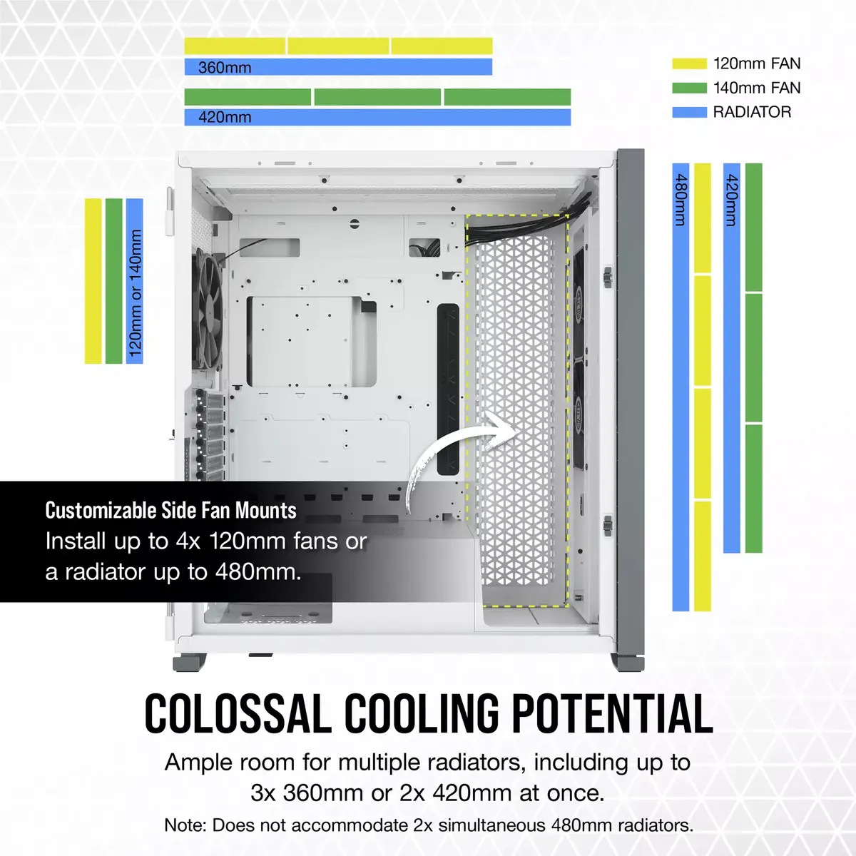 Компьютерный корпус Corsair 7000D AIRFLOW Photo 4