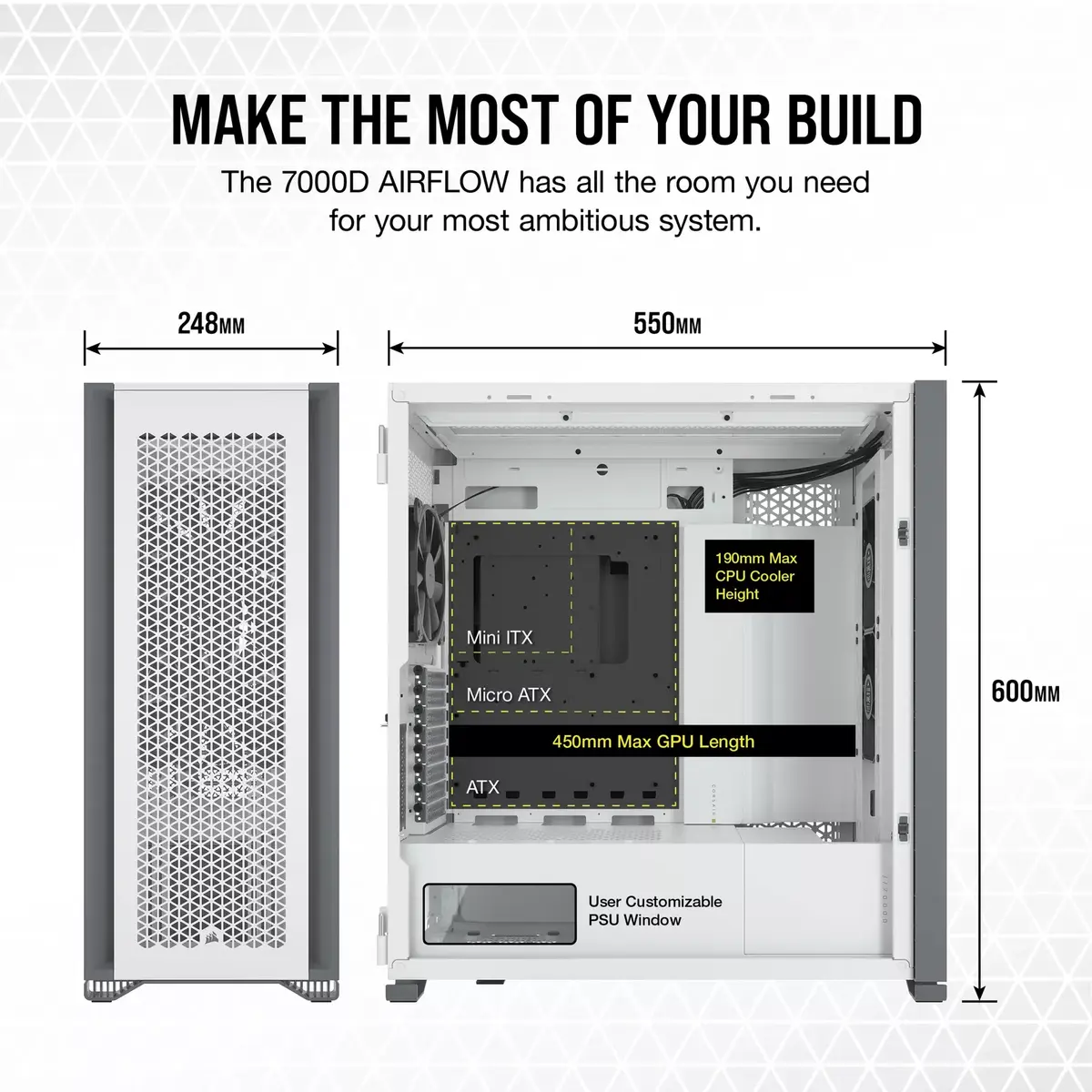 Компьютерный корпус Corsair 7000D AIRFLOW Photo 5