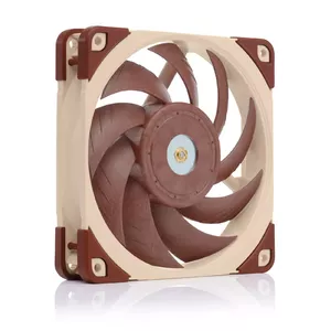Вентилятор Noctua NF-A12x25 120×25 мм, 12 В 0.6 Вт, 4‑контактный PWM, 450–1200 об/мин, 55,7 м³/ч, подшипник SSO, кабель 0,5 м