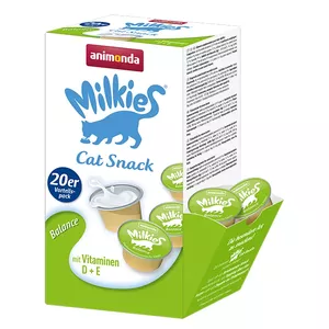 Liquid cat milk animonda Balance value pack of 20 — 15 g single-serve sachets for adult cats