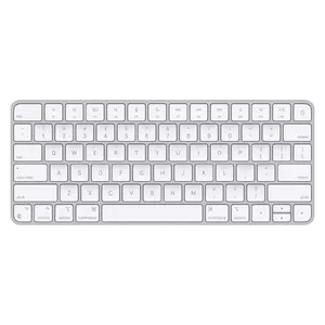 Apple Magic keyboard USB + Bluetooth US English Aluminium, White