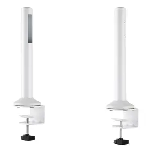 Desk Tool Rail Accessory Deltaco DELO-0152 White Steel 105mm