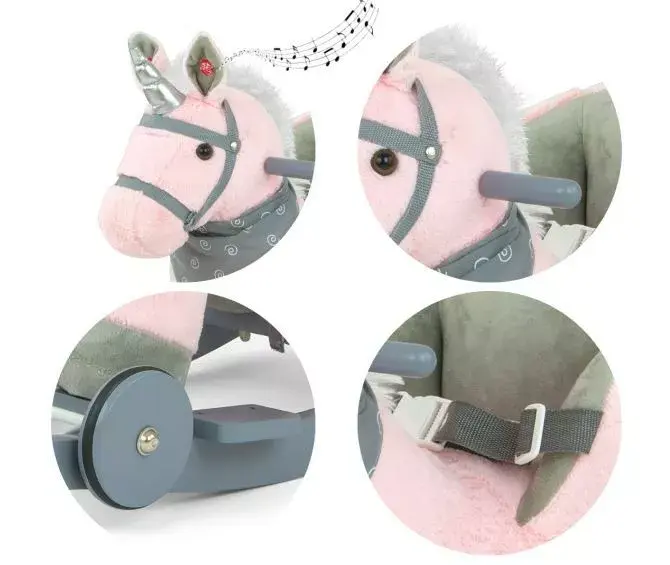 Bērnu šūpoles milly mally Horse Polly Pink Photo 2