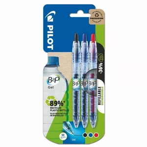 Gel pen set PILOT 0.7 mm, 3 colors — smooth-writing gel ink pens