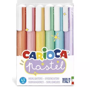 Marķieris Carioca Pastel 6 gab. ar slīpo galu