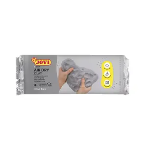 Modeling clay JOVI JOV85G — 500 g grey, air-dry modelling compound