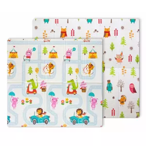 Play Street T1 folding foam play mat by milly mally, model 27423, cushioned play surface
