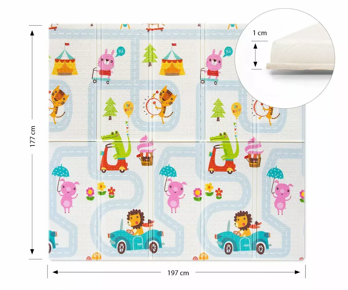 milly mally Play Street T1 salokāms putu paklājs 27423 Photo 3