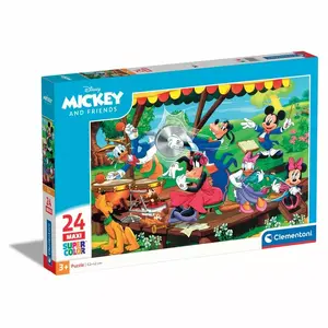 Пазл Clementoni Supercolor 24218 — 24 элемента, мультфильмы Disney, 620×420 мм, от 3 лет
