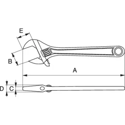 Adjustable spanner Bahco 90 series Photo 6