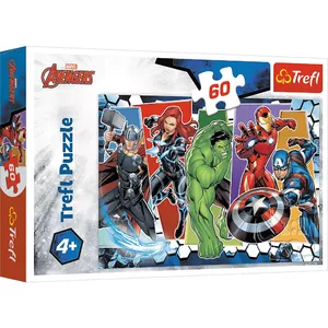 Пазл TREFL The Avengers Invincible, 60 деталей, ширина 220 мм, для детей от 4 лет