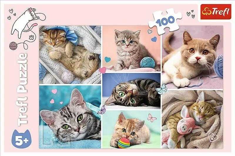 Пазл TREFL Cats World 100 деталей 16420 Photo 3