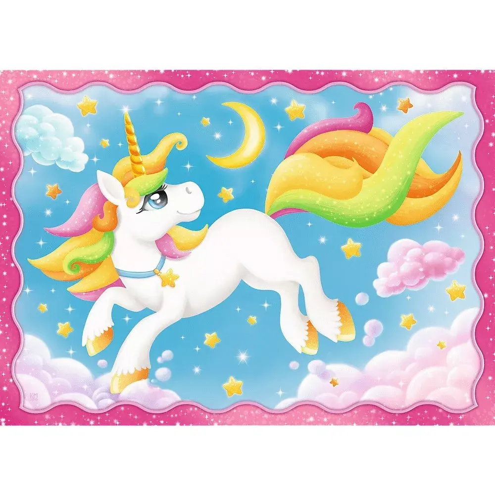 TREFL Puzle 4in1 Unicorns and magic Photo 2