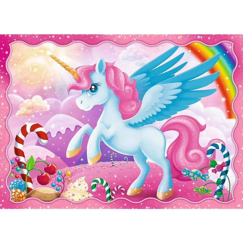 TREFL Puzle 4in1 Unicorns and magic Photo 3