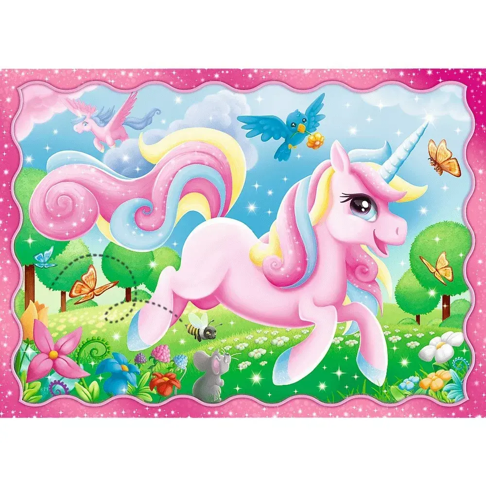 TREFL Puzle 4in1 Unicorns and magic Photo 5