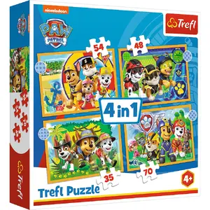 Пазл TREFL Holiday Paw Patrol, 35 деталей, мультипликация, ширина 205 мм