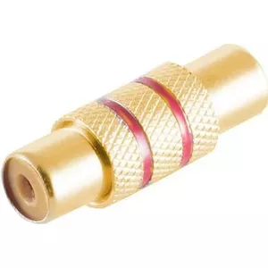 Adapter ShiverPeaks Cinch-to-Cinch metal, model 57040-MGR — audio connector coupling