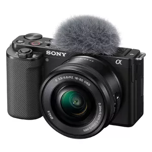 Sony α ZV-E10L Беззеркальный цифровой фотоаппарат со сменными объективами 24,2 MP CMOS 6000 x 4000 пикселей Черный