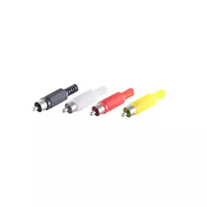 Разъем RCA ShiverPeaks BS51400-SET Черный Красный Белый Желтый