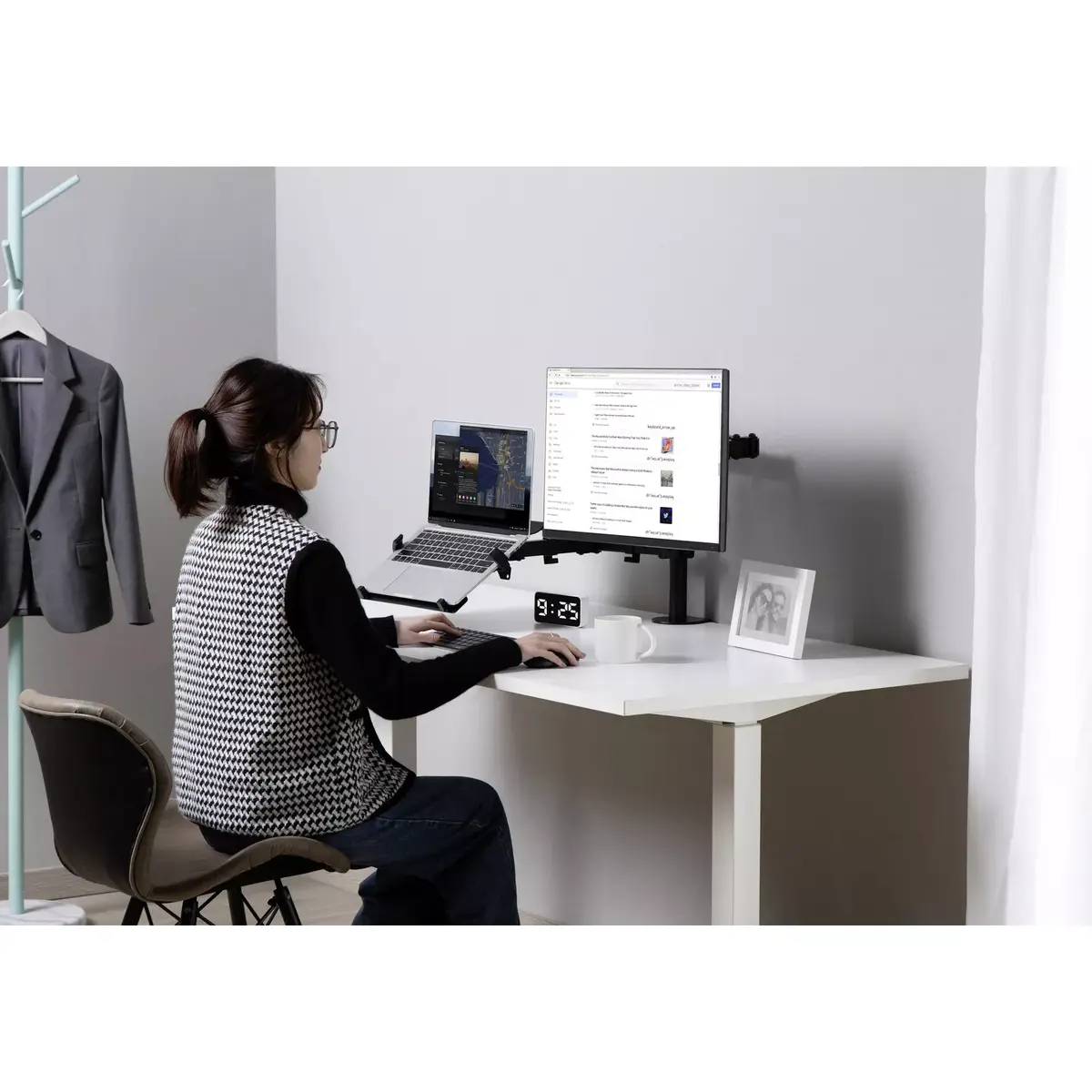 Portatīvā datora un monitora statīvs SpeaKa Professional SP-MM-302 Photo 10