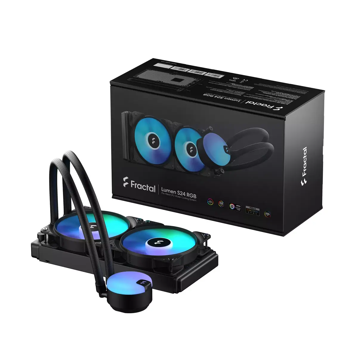 Fractal Design Lumen S24 RGB AIO šķidruma dzesētājs Photo 7