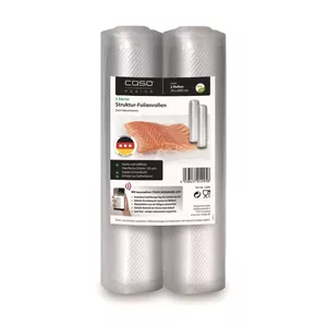 Caso Structured rolls for Vacuum sealing 01295 2 rolls, Dimensions (W x L) 20 x 600 cm