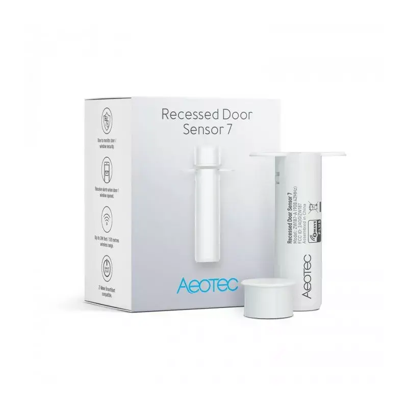 AEOTEC Recessed Door Sensor 7 — встроенный Z-Wave дверной датчик Photo 5