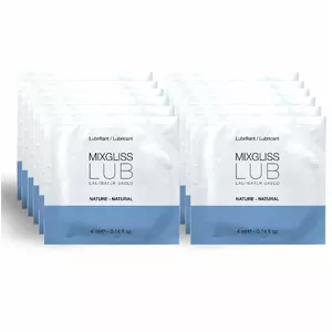 Water-based lubricant MIXGLISS Natural single-dose 4 ml — 12 sachets