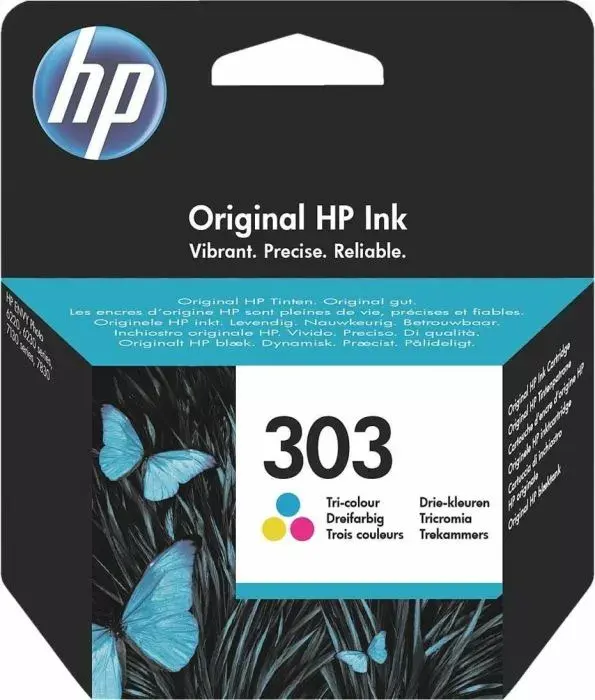 Картридж HP Ink T6N01AE 303 Голубой Пурпурный Желтый Photo 5
