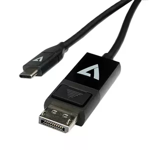Cable gender changer USB Type-C 3.2 Gen 1 DisplayPort Black V7 V7UCDP-2M