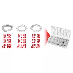 KS Tools 970.0240 starplika, sadalītājs un blīve 720 pcs