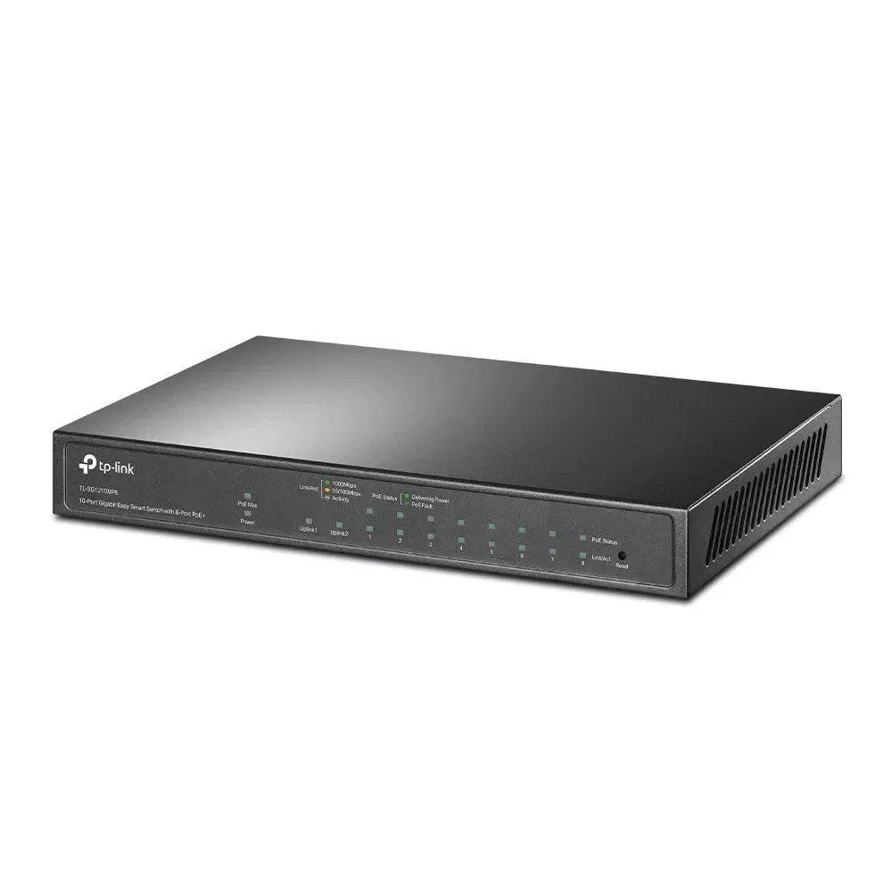 Управляемый коммутатор TL-SG1210MPE Photo 2