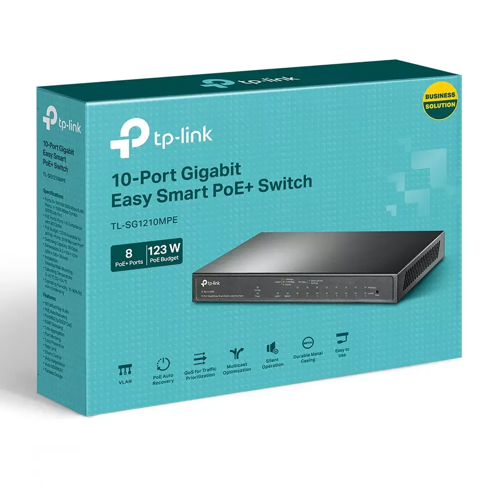 Управляемый коммутатор TL-SG1210MPE Photo 4