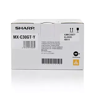 Toner Cartridge Sharp MX-C30GTY 10000 pages Yellow