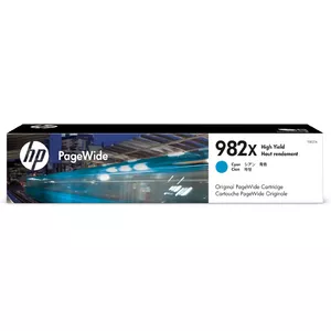 Картридж HP 982X Cyan, подлинный повышенной (XL) ёмкости, до 16 000 страниц, совместим с принтерами HP, вес 0,37 кг