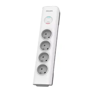 Сетевой фильтр Philips SPN7040WA/60 4 розетки 600 Дж 2 м Белый