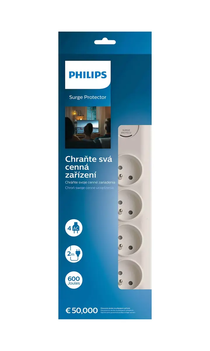 Сетевой фильтр Philips SPN7040WA/60 Photo 2