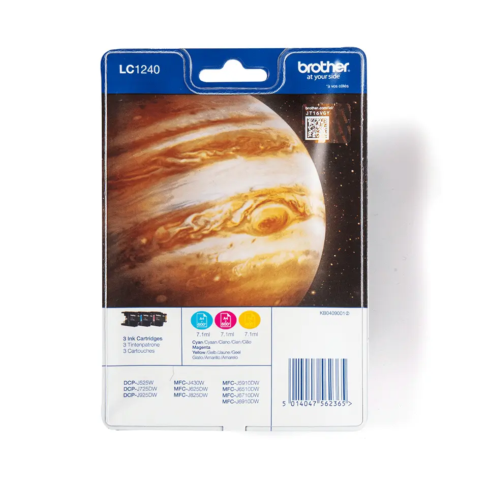 Kārtridžs Brother Ink LC1240RBWBP XL Multipack
