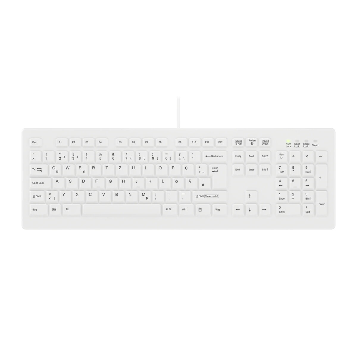 Medicīniskā tastatūra Cherry Active Key Contour