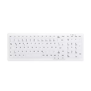 Klaviatūra CHERRY AK-C7000 Medicīnas RF Bezvadu QWERTZ Vācu Balta