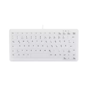 Cherry AK-C4110 Medical Wired USB Keyboard QWERTZ German Layout White