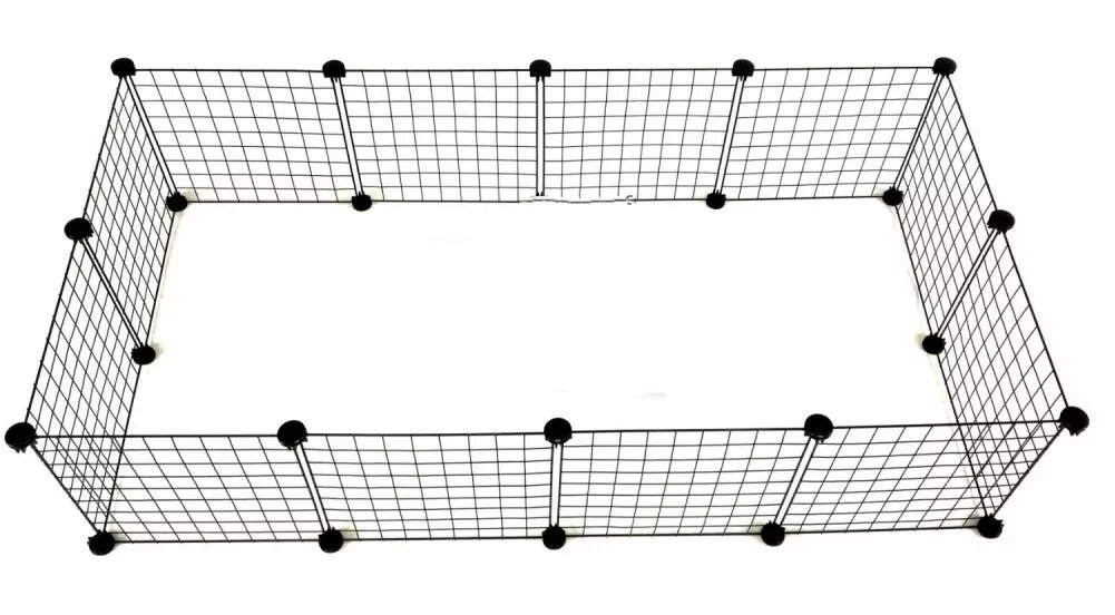 Suņu voljērs c&c Modular 145×75×37 cm