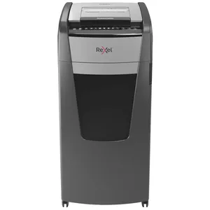 Шредер REXEL AutoFeed+ 750X — перекрестная резка 4×30 мм, рабочая ширина 23 см, серо‑чёрный