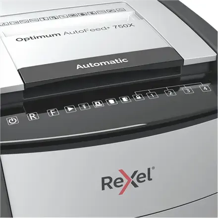 Rexel Optimum AutoFeed+ 750X dokumentu iznīcinātājs Photo 5