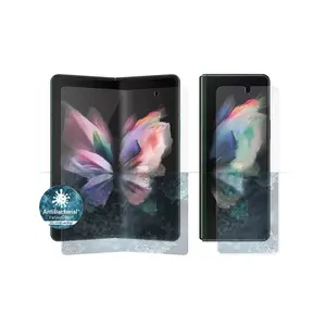 Защитная пленка PanzerGlass для Samsung Galaxy Z Fold3 5G — прозрачная (TPU/закалённое стекло/PET), антибактериальная, стойкая к царапинам