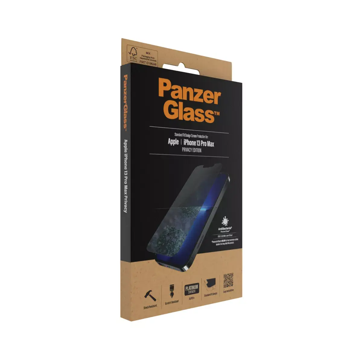 Защитное стекло PanzerGlass Privacy для Apple iPhone 13 Pro Max Photo 4