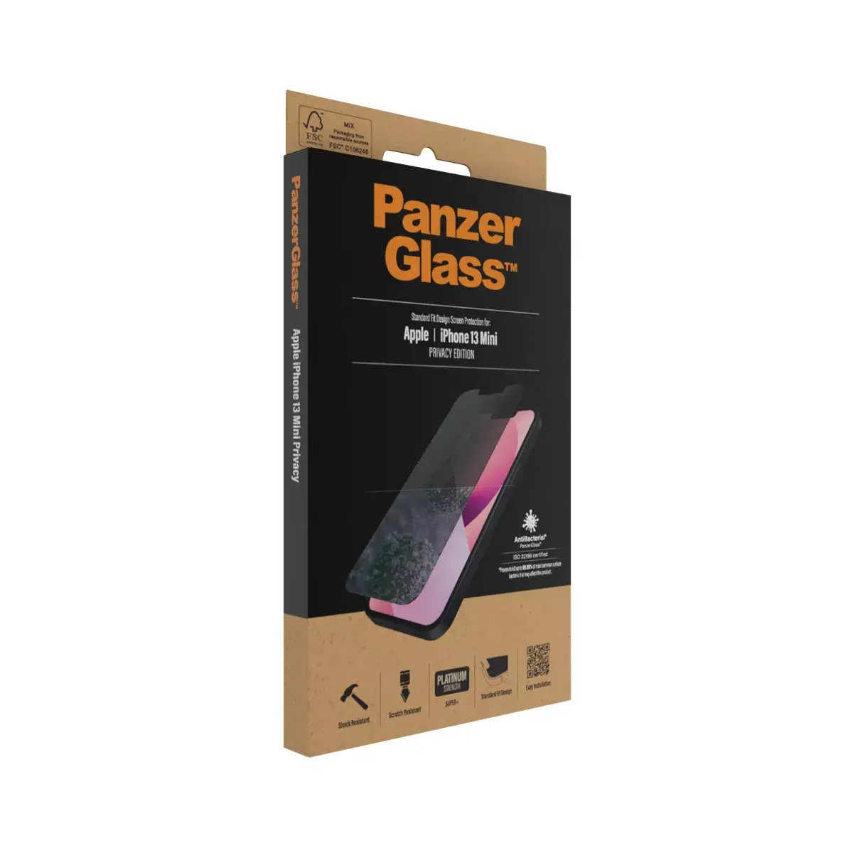 Privātuma ekrāna aizsargstikls PanzerGlass Apple iPhone 13 Mini Photo 4