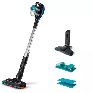 Philips SpeedPro Aqua FC6719/01 stick vacuum/electric broom Battery Dry&wet Bagless 0.4 L Black, Blue