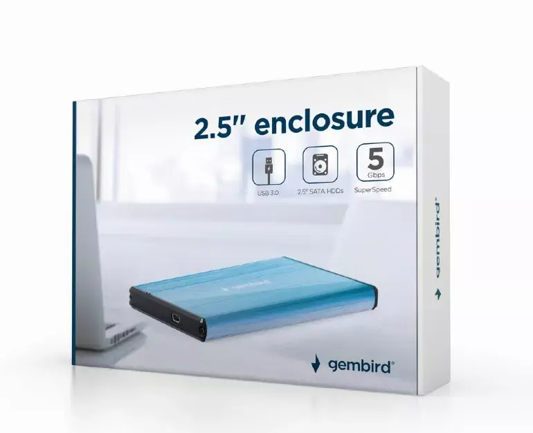 HDD korpuss Gembird EE2-U3S-3-B Photo 2